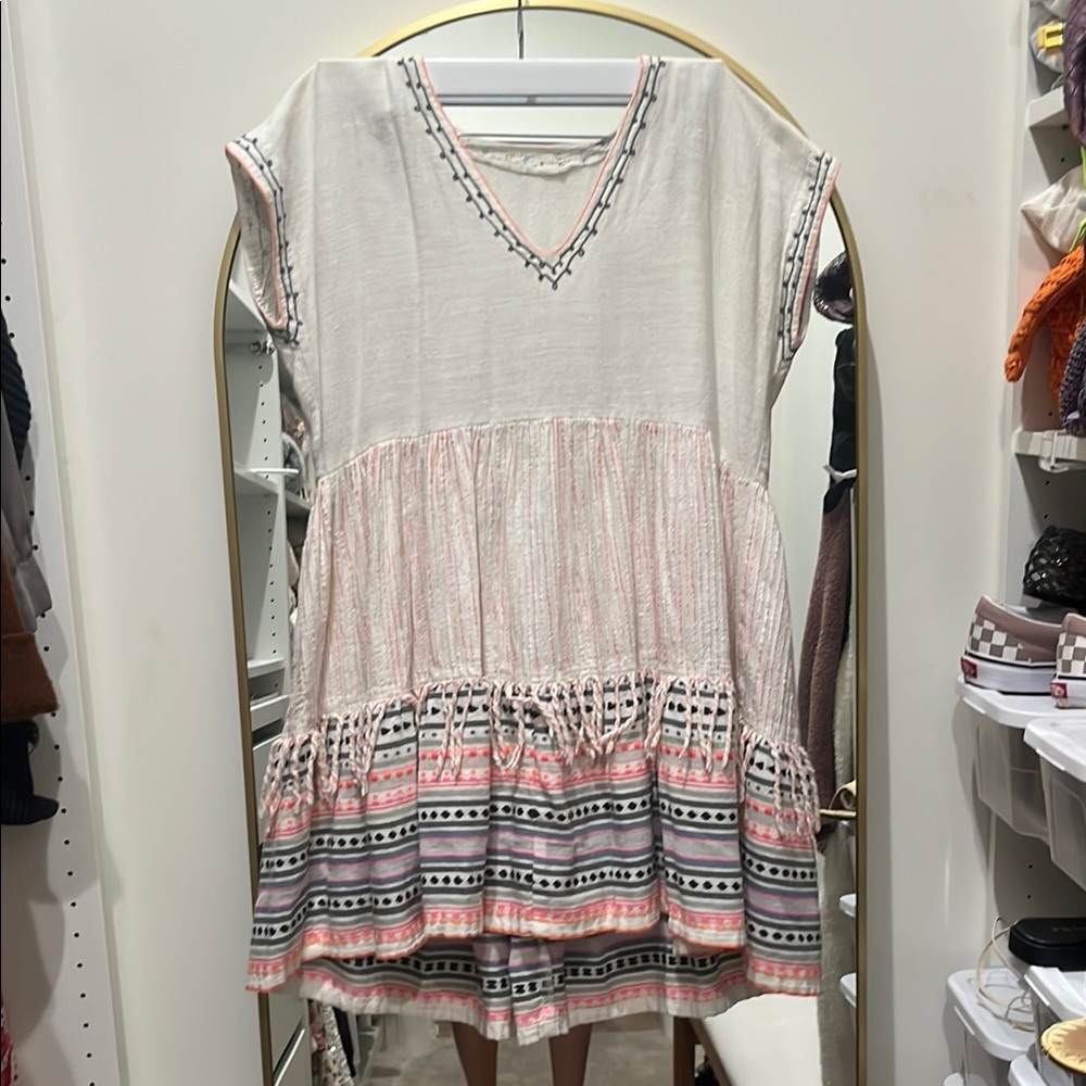 LemLem V-Neck Tunic cover up